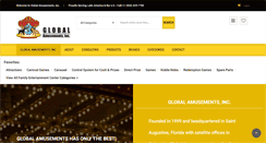 Desktop Screenshot of globalamusements.com